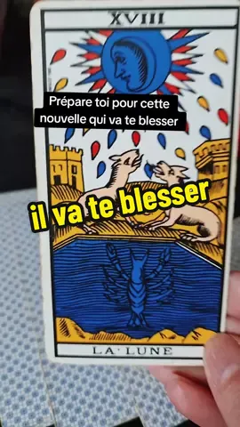 ça av te blesser prépare toi à cette nouvelle qui sera difficile #medium #tiragedecartesgratuit #tiragedecarte 