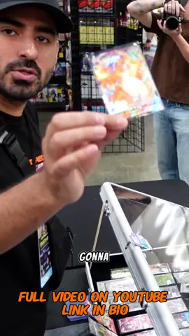 Trade up challenge? #tcg #tradingcards #vendorpov #collectacon #pokemon151 #pokemon #cardshow #charizard 