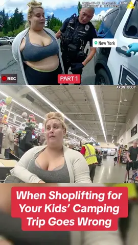 When Shoplifting for Your Kids’ Camping Trip Goes Wrong #cops #copsoftiktok #police #policeofficer #arrested #jail #foryou #usa #lawenforcement #flypシ 