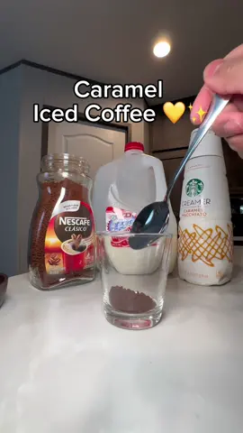 Quick & easy at home recipe 💛 #coffeetiktok #fypシ #paratiii #contentcreator #icedcoffee #nescafe 