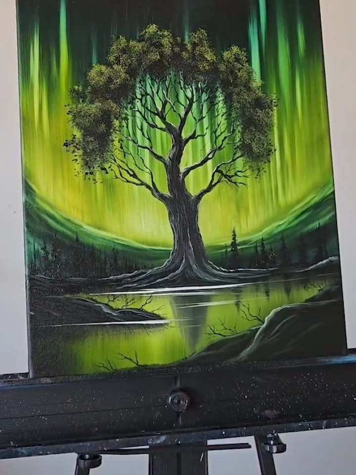 How to draw beautiful scenery with acrylic  #sceneryart  #beautiful  #illustrationart  #sceneryvideos  #naturephotography  #naturelover  #drawing