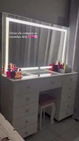 girl room 🎀🌸💗 #deixeela #ascoisinhasdela #girlroom #penteadeira #jateado 