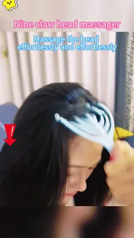 Nine claw massager for comfortable scalp massage#goodthing #massage #hairloss #decompression #tiktokshopsgsale #tiktokshopcrossborder_seasales #fyp 