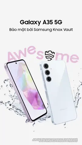 Tân binh #GalaxyA35 5G mở ra thế giới #AwesomeUngVanBien với camera Super HDR cùng chống rung OIS, và bảo mật Knox Vault an toàn. #Samsung
