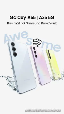 Chào đón tân binh #GalaxyA35 5G #GalaxyA55 5G mới trình làng với màu sắc đa dạng, cùng bảo mật Knox Vault an toàn. #Samsung #AwesomeUngVanBien