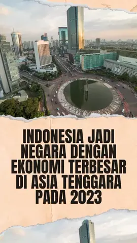 Ekonomi RI terbesar di Asia Tenggara dan Nomor 16 se-dunia #fyp #ekonomiindonesia #indonesiamaju #ekonomibangkit #asiatenggara #asean #beritaekonomi #srimulyani 