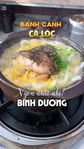 Bánh Canh Cá Lóc siêu ngon ở Bình Dương. Nấu sôi trong nồi đất, ăn kèm với rau đắng. #banhcanhcaloc #binhduong #raudang #dangdidaudo #dicungtiktok #thudaumot #ancungtiktok #LearnOnTikTok #reviewanngon 