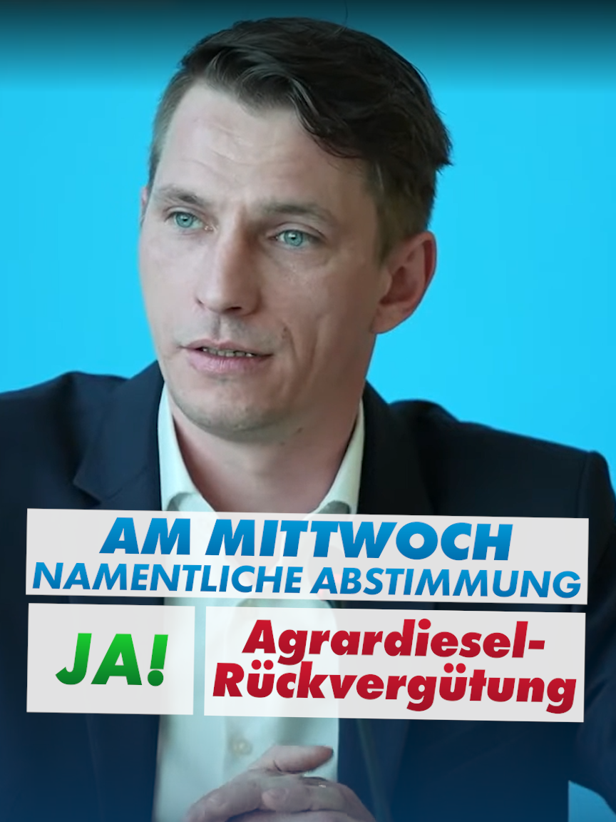 Diesen Mittwoch! ❌ Namentliche Abstimmung zum AGRARDIESEL +++Teilen+++Teilen+++Teilen+++ #bundestag  #afdfraktion  #agrardiesel  #bauerndemo #landwirtschaft #landwirtschaftausleidenschaft