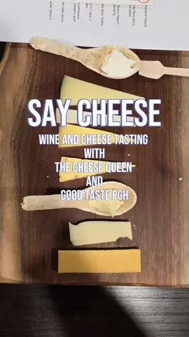 I was invited to preview the Good Taste Pittsburgh SAY CHEESE event at The Cheese Queen's shop for a wine and cheese tasting. The exclusive cheese event will take place on April 7 at Kingfly Spirits. SAY CHEESE will feature six cheese tasting stations and teach about how to pair your cheese. See more details in the caption. The Cheese Queen has a great shop in Mt. Oliver. She presented us with eight amazing Pennsylvania cheeses for tasting and paired it with Mazza Wines. Her shop features a large selection of artisanal cheeses, local spreads and other products to build out your cheese boards. 
 
 SAY CHEESE! is an exclusive cheese event featuring six stations showcasing artisanal cheeses, Sunday, April 7 at Kingfly Spirits in the Strip.
 Engage with knowledgeable cheese mongers at each station, eager to share the stories behind the cheeses.
 Learn what you can pair with these fabulous cheeses, including artisanal bread, jams and spreads, and carefully selected condiments.
 Taste the perfect wine and cocktail to pair with your favorite new cheese selection. A free speciality cocktail from Kingfly will be included in your ticket price. Chef Alekka Sweeney will show how these great cheeses can be used in fun dessert and main dishes.
 
 Participating Vendors Include:
 -The Cheese Queen- 
 -Nosh & Curd
 -Salonika
 -Pleasant Lane Farms
 -Brown Bear Bakery
 -Batch Homegrown* Handmade* Food & Gifts
 -Mazza Wines
 -Kingfly Spirits
 -Chef Alekka Sweeney
 
 *** Attendance is restricted to individuals aged 21 and older.
 Venue Information
 Kingfly Spirits
 2613 Smallman Street 
 Pittsburgh, PA 15222
 https://goodtastepittsburgh.com/say-cheese/ #pittsburgh #cheese #foodies 