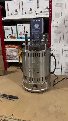 Vertical Electric BBQ Grill  Order Link👇👇 https://warsakimportedcollection.com/products/vertical-electric-grill? Cash on Delivery Available All Over Pakistan #fyp #viralvideo #trending #verticalgrill #warsakimportedcollection 