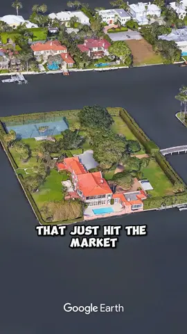 The only private island in palm beach 🤯🇺🇸 #fyp #foryou #tarponisland #palmbeach #usa 