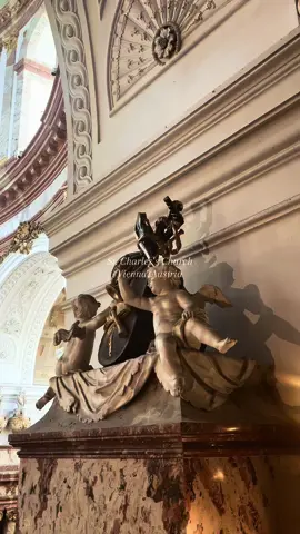 St. Charles’s Church, Vienna #foryou #art #church #karlkirche #vienna #angels  #fördig #travel 