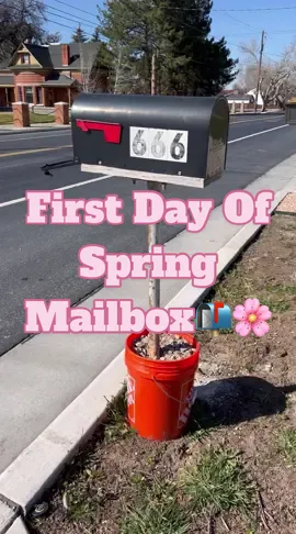 Hope you like your new house, mail 📬. Our mailbox, @Minwax color stain and potted plant are from @Lowe’s . Our house numbers and @Rust-Oleum spraypaint are frrom @The Home Depot. Everything else came from our garage, wood for post included. Let me know if you have any questions! 🤘🏻✨🌸 #DIY #fyp #diy #homedepot #lowes #spring #springcleaning #ourhistoricalhouse 