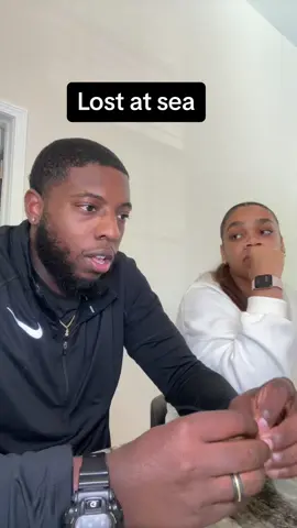 I can’t control a storm now that can’t be my fault 😅 #beefingwithmywife #beefingwiththeblacks #lostatsea #viralvideo #teamhubby #teamwifey #couplescomedy 