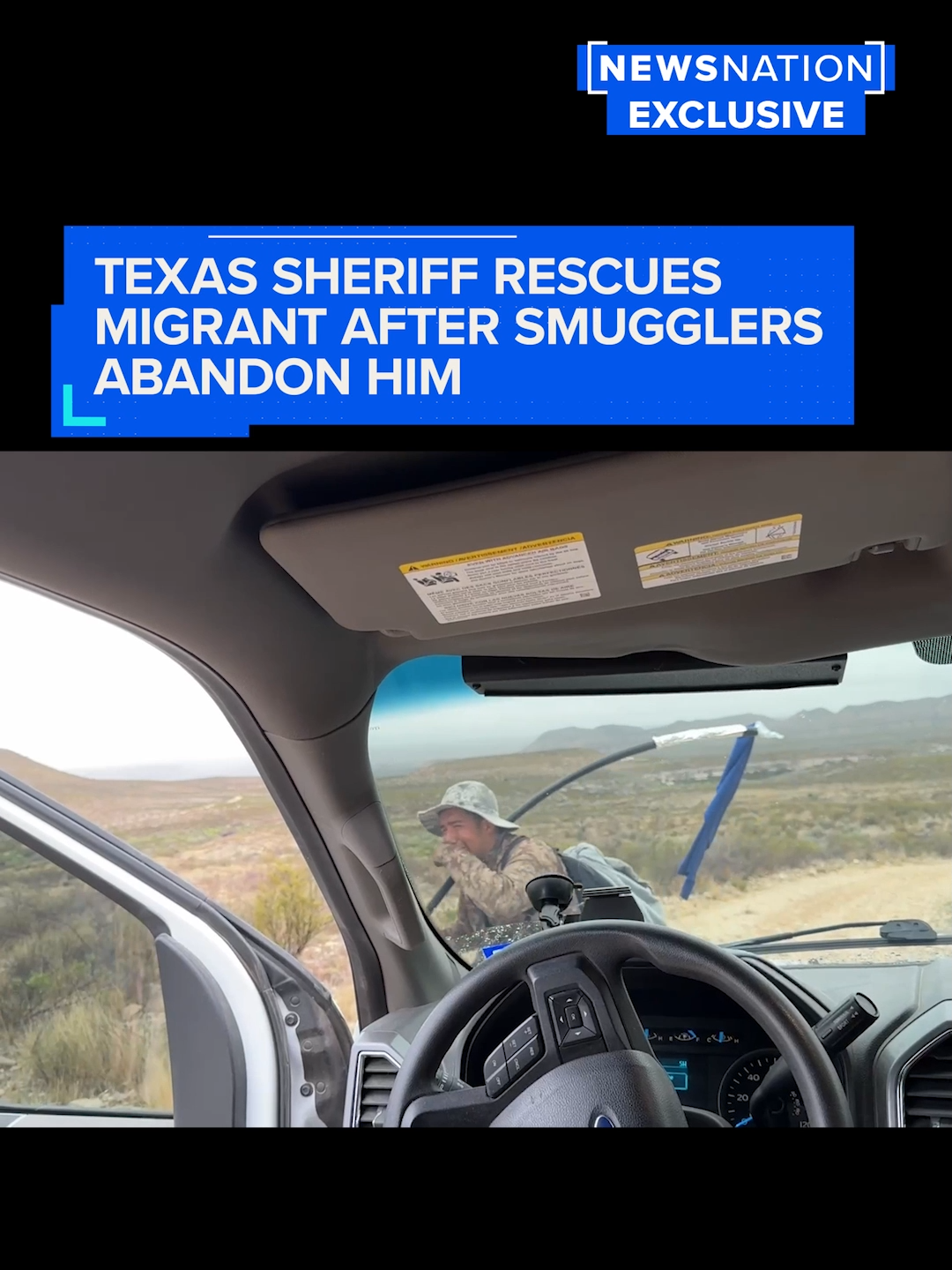 ‘I want to go home to my mother’: An 18-year-old migrant said he was abandoned by smugglers and lost for more than two days before a #Texas sheriff rescued him. #border