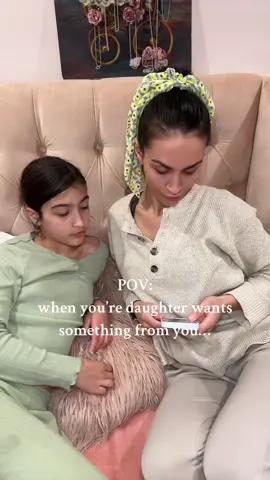 Whenever she follows me around the house like my tail, I know there is a BIG ask shes waiting on… Any other moms feel me on this?😂 #MomsofTikTok #momlifebelike #daughter #daughterlife #girlmomlife #tweens #fyp #foryourpage #viralvideo #viral #funnyvideos #relateable #motherhoodjourney 