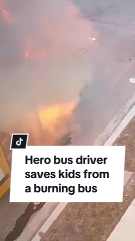 Driver Kia Rousseve speaks out after saving the lives of nine kids after her bus went up in flames: 