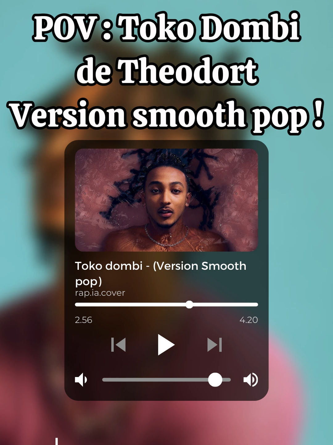 Reprise de la musique Toko Dombi de @theodortytb version Smooth Pop par une IA !   Tous le son est composé par l'IA en lui indiquant les paroles de la musique. Proposez moi des sons de RAP et un style de musique à essayer le rendu est parfois fou !  Abonnes toi ! #rap  #ia  #rapiacover #theodort #theodortytb #tokodombi #pop