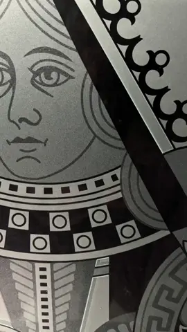 The Queen of Hearts card brings centuries of card-playing history to life! ✨ Check out this stunning replica of the iconic queen of hearts card game, beautifully crafted on a 25”x18” glass using deep carving and surface etching techniques.  From its origins in the 15th century to its evolution into a symbol of love and passion, the Queen of Hearts has captured our imagination for generations. ❤️👑 Like, share, and tag a card and Queen of Hearts enthusiasts! #cardart #QueenOfHearts  #onepiececardgame #sandblasting #artisticcraftsmanship #intricatedesign #ViralArt #fyp #TikTokArt