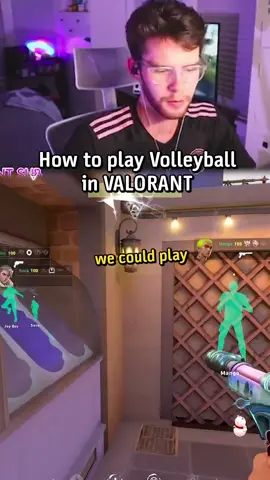 How to play Volleyball in Valorant 🤾‍♂️ #Valorant #valorantclips #volleyball #fyp 