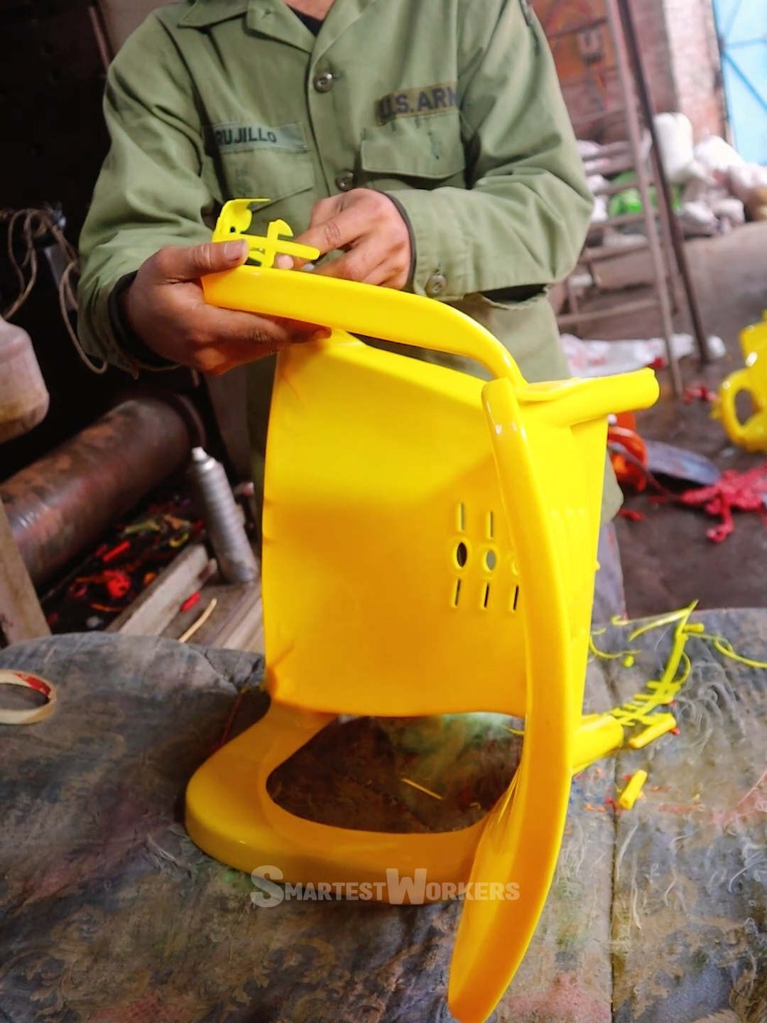 The Making of a Chair: Inside the Factory Where Yellow Comes to Life! #FactoryLife   #BehindTheScenes