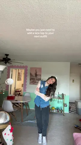 Maybe its the lace youre missing? Also peep my sisters cute apartment  Lace top 🔗 on amazon  #springoutfits #springoutfitideas #outfitideas #outfitinspo #springoutfitinspo #freepeople #freepeopledupes #fashioninspo #2024fashion  @Natalie| Fashion & Lifestyle 