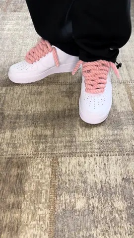 AF1 - ROSE ROPE LACES - SHOEEZY #shoeezy #fürdichseiteviral #viral #airforce1ropelace 