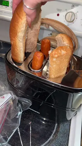 I never seen one of these before. So i had to get one! Its amazing! Check the orange shopping cart at the bottom of the video, to get your own Famiworths hotdog toaster! #food #foodtiktok #fastfood #ad #review #convenient #greatforkids #fast #FoodTok #hotdogtoaster #simplelife 