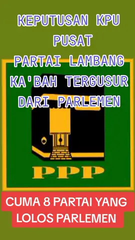 SEMOGA SAJA PPP BISA LOLOS PARLEMEN DI TAHUN 2029..! #pileg2024 #hasilpemilu2024 #dpdri #pilpres2024 