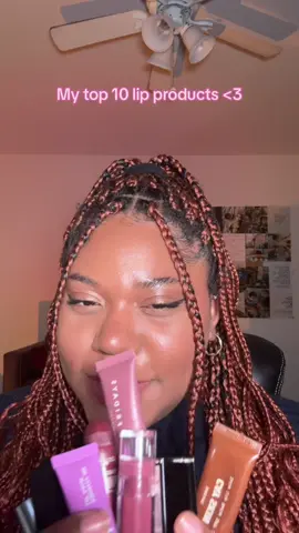 My top 10 FAV lip products from this year so far: 10. @Ulta Beauty’s Weightless Water Lip Stain in Very Beryy 9. @Kosas’ Wet Stick in 100 degrees 8. @Fenty Beauty’s Gloss Bomb Heat in Hot Chocolit Heat 7. @e.l.f. Cosmetics’ Glow Reviver Lip Oil (any of them tbh) 6. @Tower 28 Beauty’s LipSoftie in Ube Vanilla 5. @Summer Fridays’ Lip Butter Balm (any of them tbh) 4. Elf Cosmetics’ Squeeze Me Lip Balm in Grape 3. @Cay Skin’s Isle Lip Balm SPF 30 2. Tower 28’s Shine on Lip Jelly is Seasame 1. @essence’s Black is the New Pink Colour-Changing Lip Glow (!!!!!!!!) Holla @ me if you need explanations!! #mytop10 