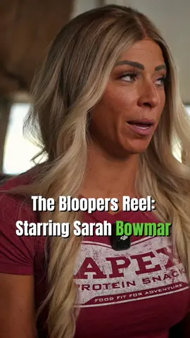 Sarah Bowmar Bloopers for Bowmar Bowhunting 💀💀 #funny #bloopers #comedy #marriagelife