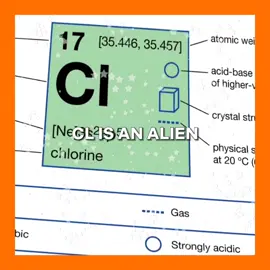 #NaCl || when sodium gives an electron to chlorine they form a very strong stable bond, separatly they are toxic and highly reactive but together they are just simple table salt 😞