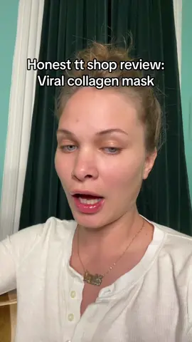 I like it (posting this 5 days later bc the mask has been sold out for a week lol). #collagen #facemask #skincare #honestreview 