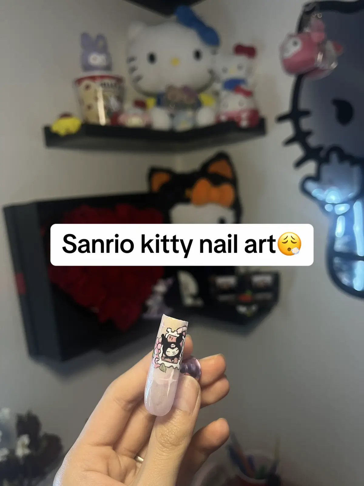 I love painting sanrio ob my nails