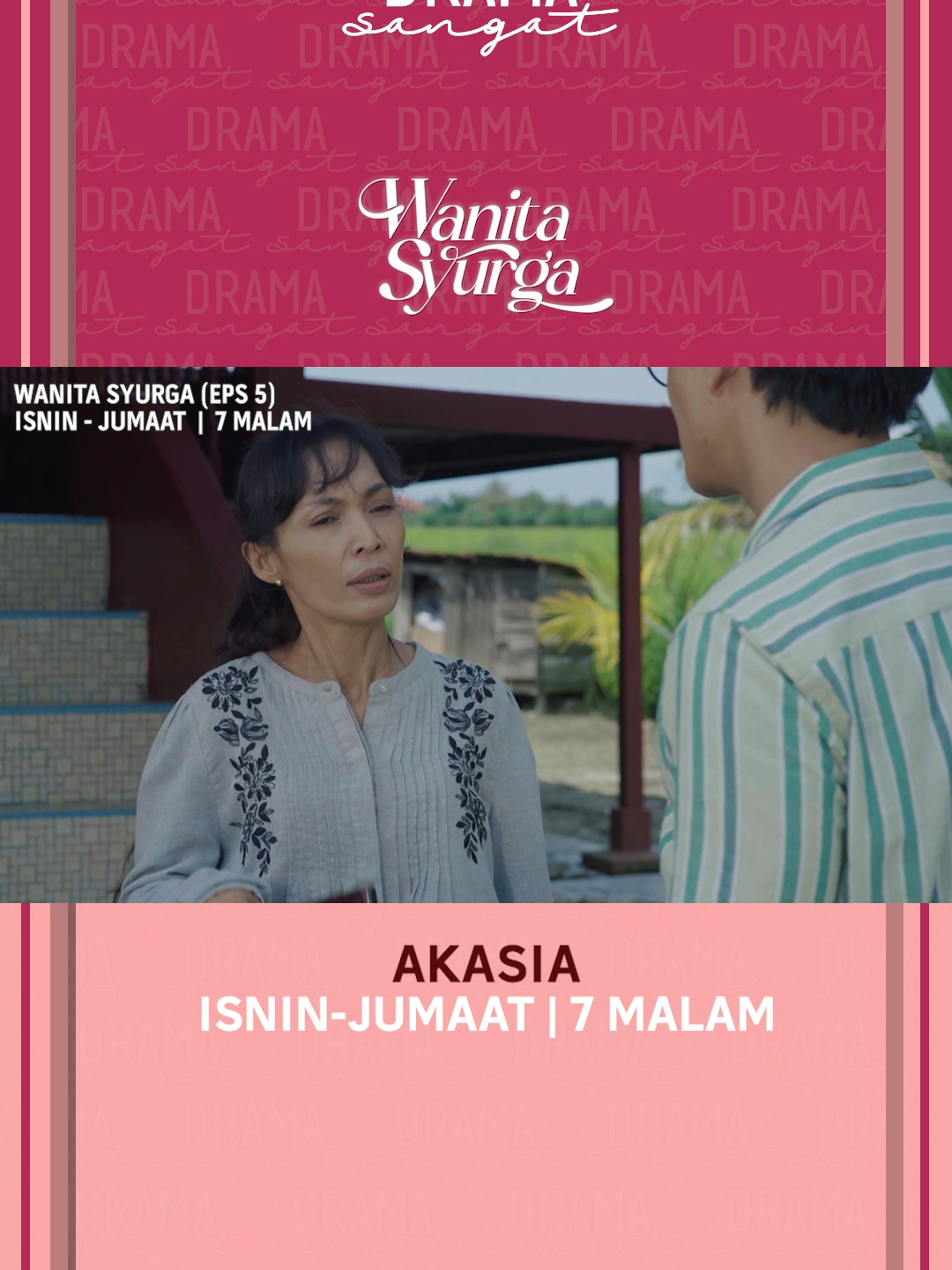 Korang tengoklah perangai Mama Luq! 😜Memang crack wey!  ▶️ #WanitaSyurga -> Isnin-Jumaat -> 7malam di slot Akasia TV3! Tonton semua episod PERCUMA dan EKSKLUSIF di app @iqiyimalaysia ! #DramaSangat #tv3malaysia #MacamDuluDulu #KongsiBersama #KongsiCerita #dramatiktok #sembangentertainment