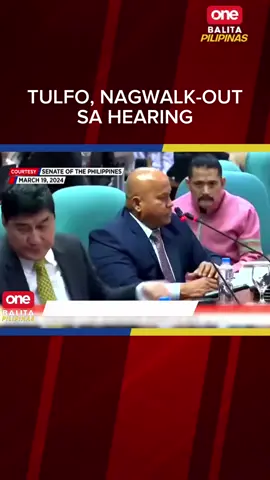 TULFO, NAGWALK-OUT SA HEARING #Senator #RaffyTulfo, nag#walkout sa hearing na paulit-ulit daw nagsisinungaling ang mga #pulis. #oneph #newsph #SocialNewsPH