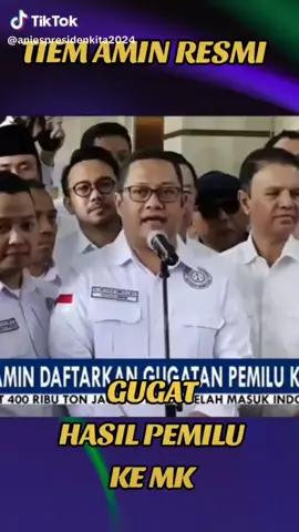 Timkum Amin resmi mengajukan gugatan ke MK. semoga berhasil #mk #kpu #salamakalsehat #pemiluharusjurdil #fyp#fypシ #fypシ゚viral #fypp  #saatnyaperubahan2024 #aniespresiden🇮🇩2024 #stoppolitikdinasti #bongkarkecuranganpemilu2024 