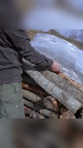 Building Complete and Warm Dugout Shelter for the Winter. P3 #bushcraft  #build  #camp  #camping  #survival  #shelter  #wildlife  #Outdoors  #outdoor  #viral  #fyp  #foryou