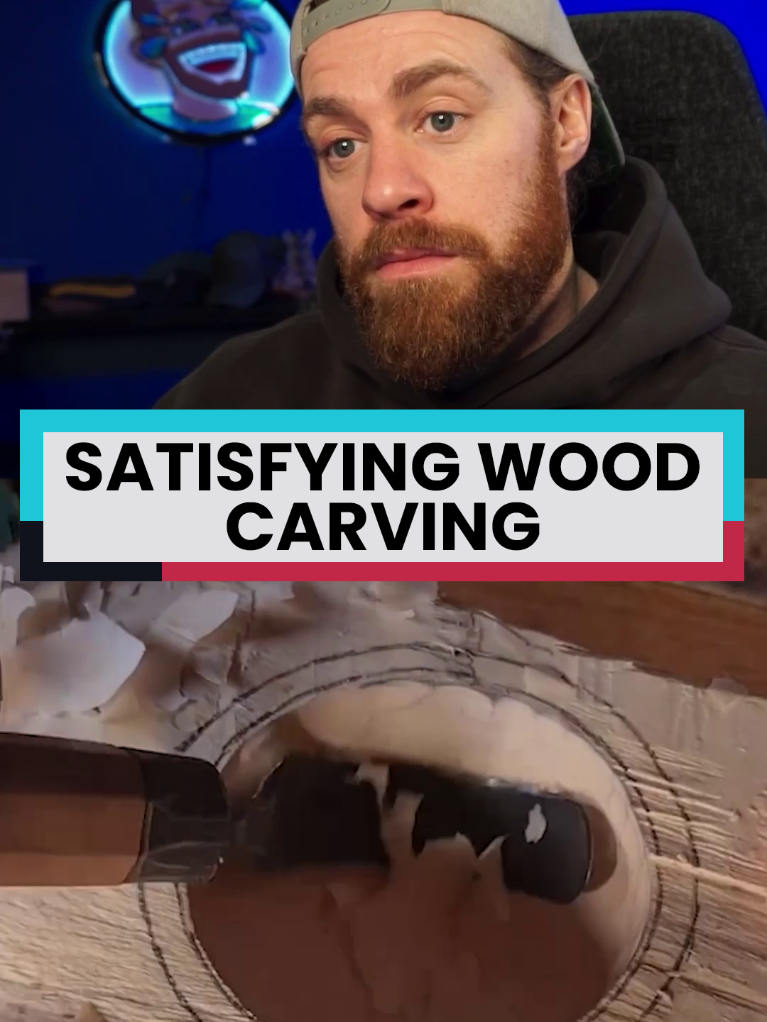 This wood made me feel some sort of way #satisfying #antosharp #reaction