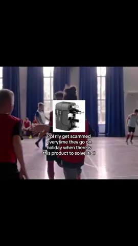 Travel plug that works with every country #viral #famous #jamiejohnson #foryou #fyp #football 