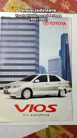 Toyota VIOS generasi pertama 2003-2007 #brosur #brosurjadul #toyotavios #vios #viosgen1 #viostaxi #taxivios #taksivios #vios2003 #mobiljadul 