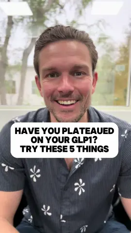It’s very common to plateau in the #progress of losing #weight while using a #glp1 medication. Here are five #ideas to help you get over this plateau! Number one, dose adjustment. Number two, increase your protein. Number three, fitness and lifestyle choices. Number four, take a break from the medication. Number five, switch GLP1s to a new option. ##health##weightloss##advice##healthyliving