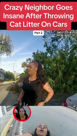 Crazy Neighbor Goes Insane After Throwing Cat Litter On Cars