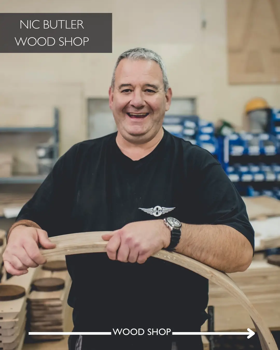 Meet Nic Butler, who joined Morgan 23 years ago. Starting as a labourer in our Wood Shop back in 2001, Nic plays a pivotal role in our traditional coachbuilding, expertly crafting every rear wheel arch. 🙌 #Craftsmanship #Morgan #MorganMotorCompany #MorganCars #HandCraft #ProductionLine  #Coachbuilding #CoachBuilt #WoodWork #WheelArch #CarFactory #Craft #AshWood #WheelArch  #UKWoodWorking #WoodTok #CarTok #CarTikTok #BritishMade #Traditional #Artisan #EmployeeApprecitation #EmployeeRecognition #ForYou #ForYouPage