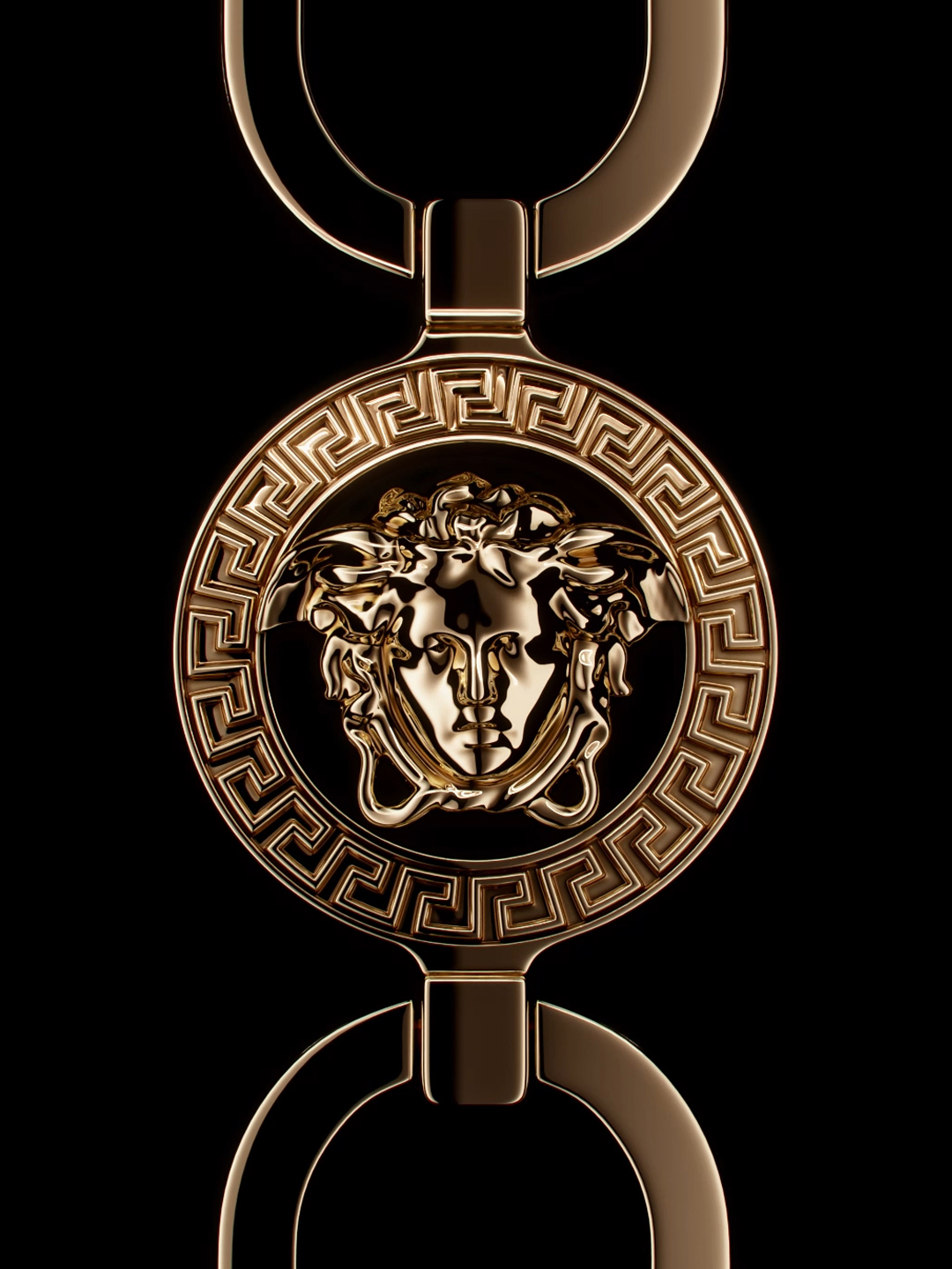 Medusa '95, the iconic House code of Versace.