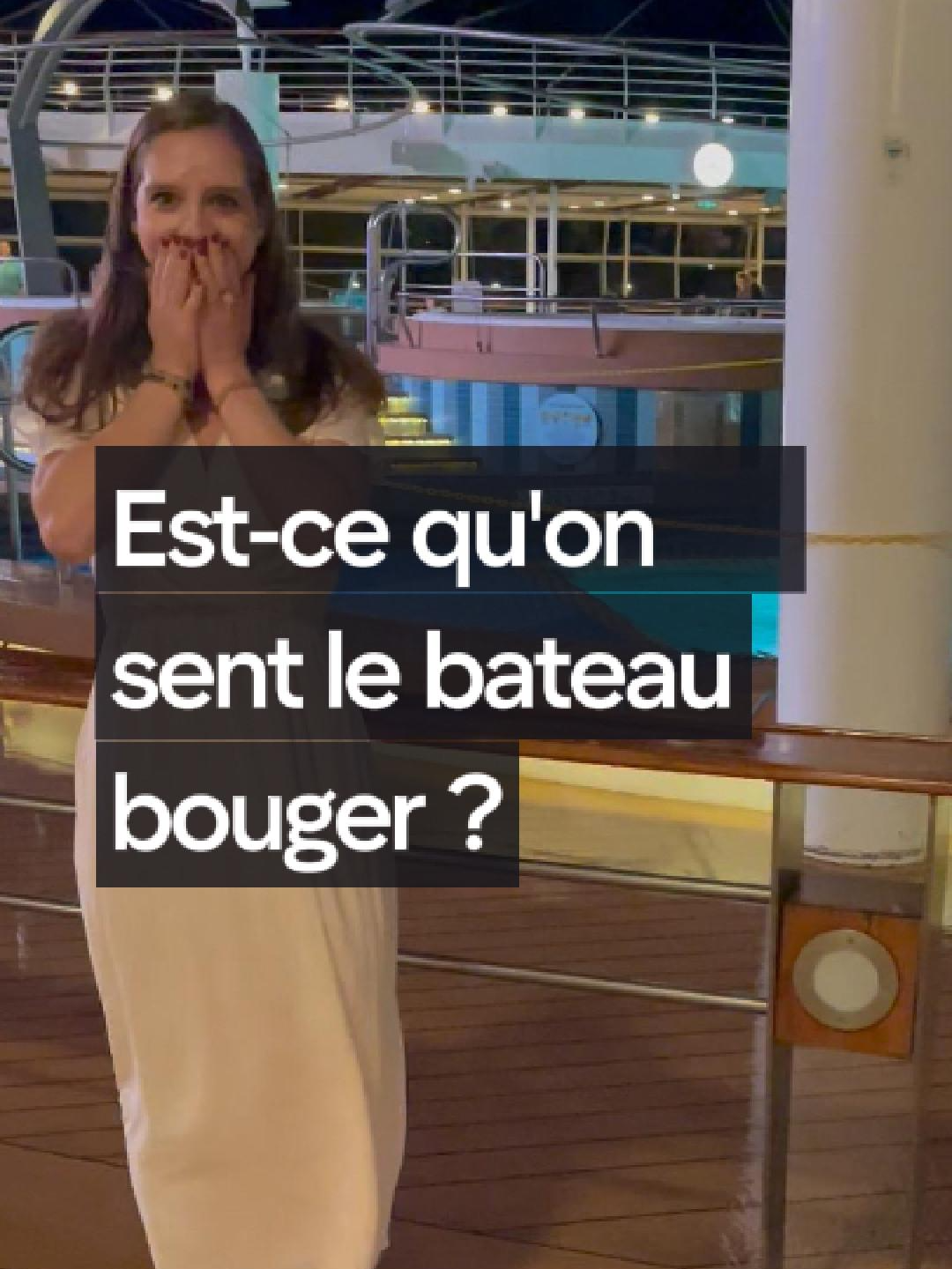 Est-ce qu'on sent le bateau bouger ? 🤔🚢 #croisiere #bateau #patinage #figureskating #vlog #work #caraibes