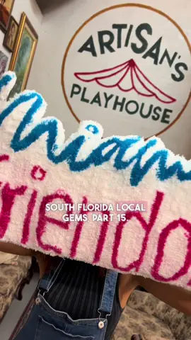 South Florida Local Gems Part 15 featuring Artisan’s Playhouse 🧑‍🎨  Visit them at www.artisansplayhouse.com and let us know what you think 🫶 #miamifriendors #artisansplayhouse #artists #creatives #SmallBusiness #supportsmallbusiness #supportlocal #supportart  