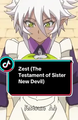 Zest (anime: The Testament of Sister New Devil) #zest #anime #fypシ゚viral #weeb #waifu #shimaimaounotestament #fypシ 