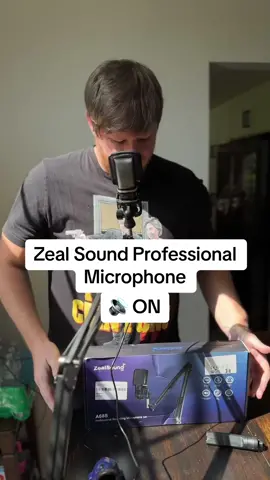 Full review of this professional podcast microphone by zeal sound. #podcastmicrophone #GamingSetup #mic #microphone #tiktokshop #springchallenge 