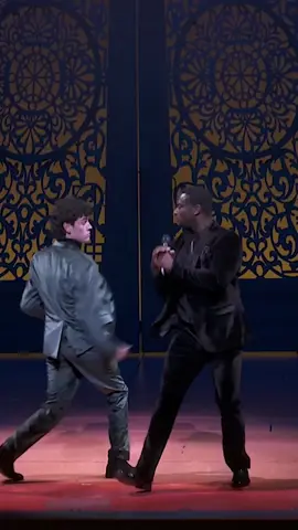 Say goodbye to the pain of the past, present and future! ⏰ Casey Likes and Jelani Remy recently traveled out of Hill Valley to perform at @bcefa's Broadway Backwards! #BackToTheFuture #broadway #musical #frozen
